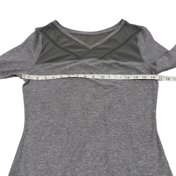 Lululemon Just Breathe Gray Long Sleeve Top Appx Size 8 - Picture 7 of 8